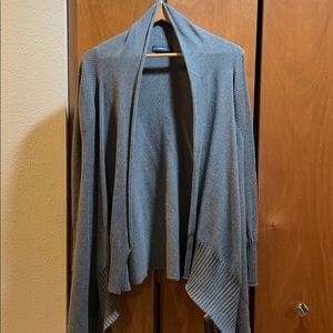 Zara open front drape cardigan